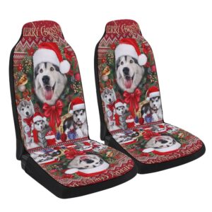 Christmas Begins With Husky Seat Cover Cars,&hellip;