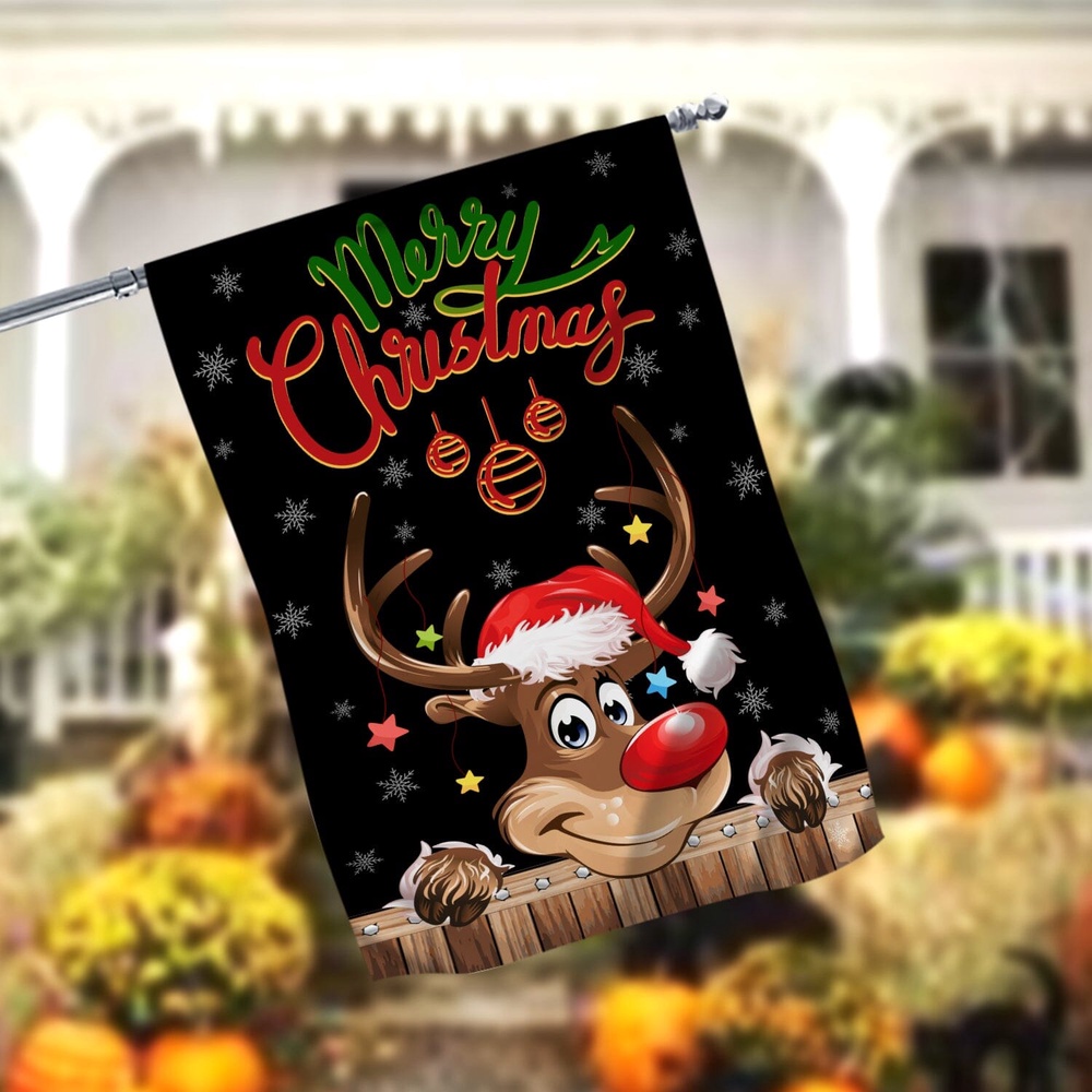 Christmas Garden FlagXmas, Garden Flags, Outdoor Xmas Flags, Christmas Flag Outdoor