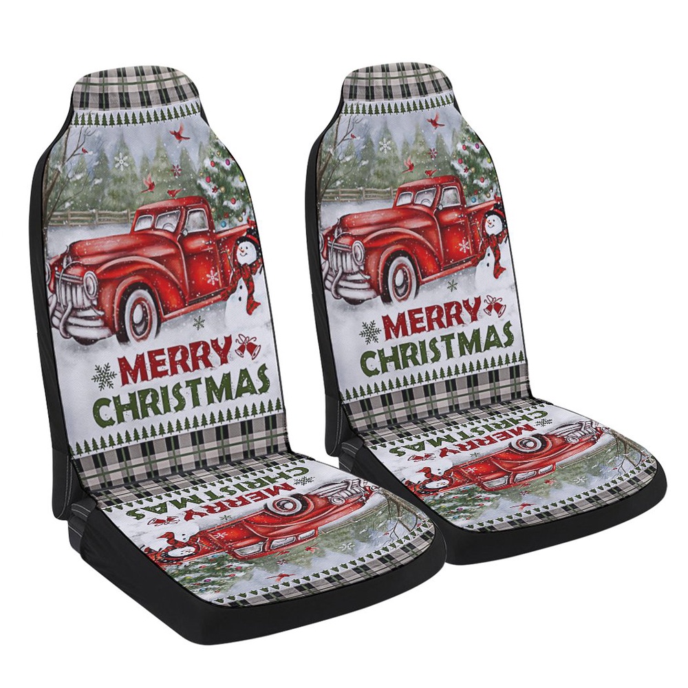 Christmas Truck Garden Mailbox Cover Road Come Home Seat Cover Cars, Christmas Car Seat Cover, Car Seat Cover