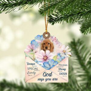 Cocker-Spaniel God Says You Ornament, Christmas Ornament,&hellip;