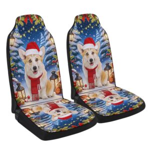 Corgi Dog Christmas Seat Cover Cars, Christmas&hellip;