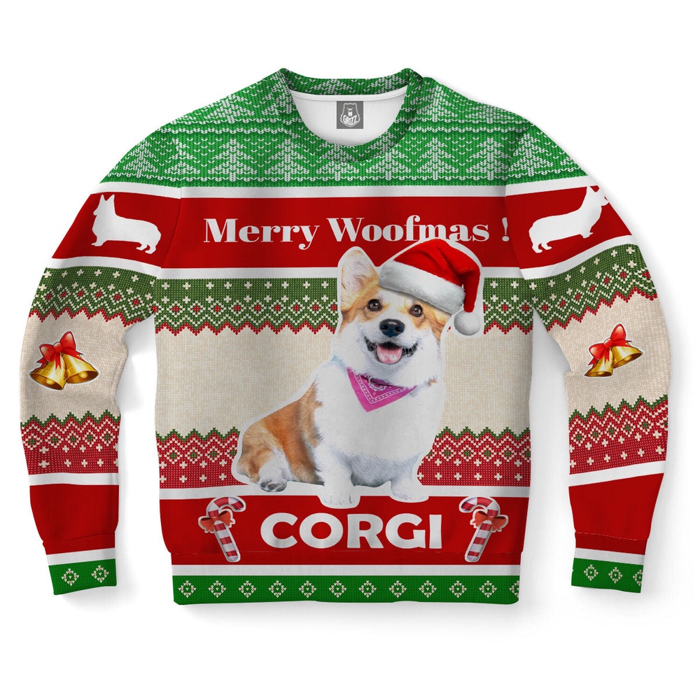 Corgi Dog Ugly Christmas Sweater, Christmas Sweater, Ugly Sweater, Funny Xmas Sweaters