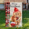 Deer Merry Christmas Garden FlagXmas, Garden Flags, Outdoor Xmas Flags, Christmas Flag Outdoor