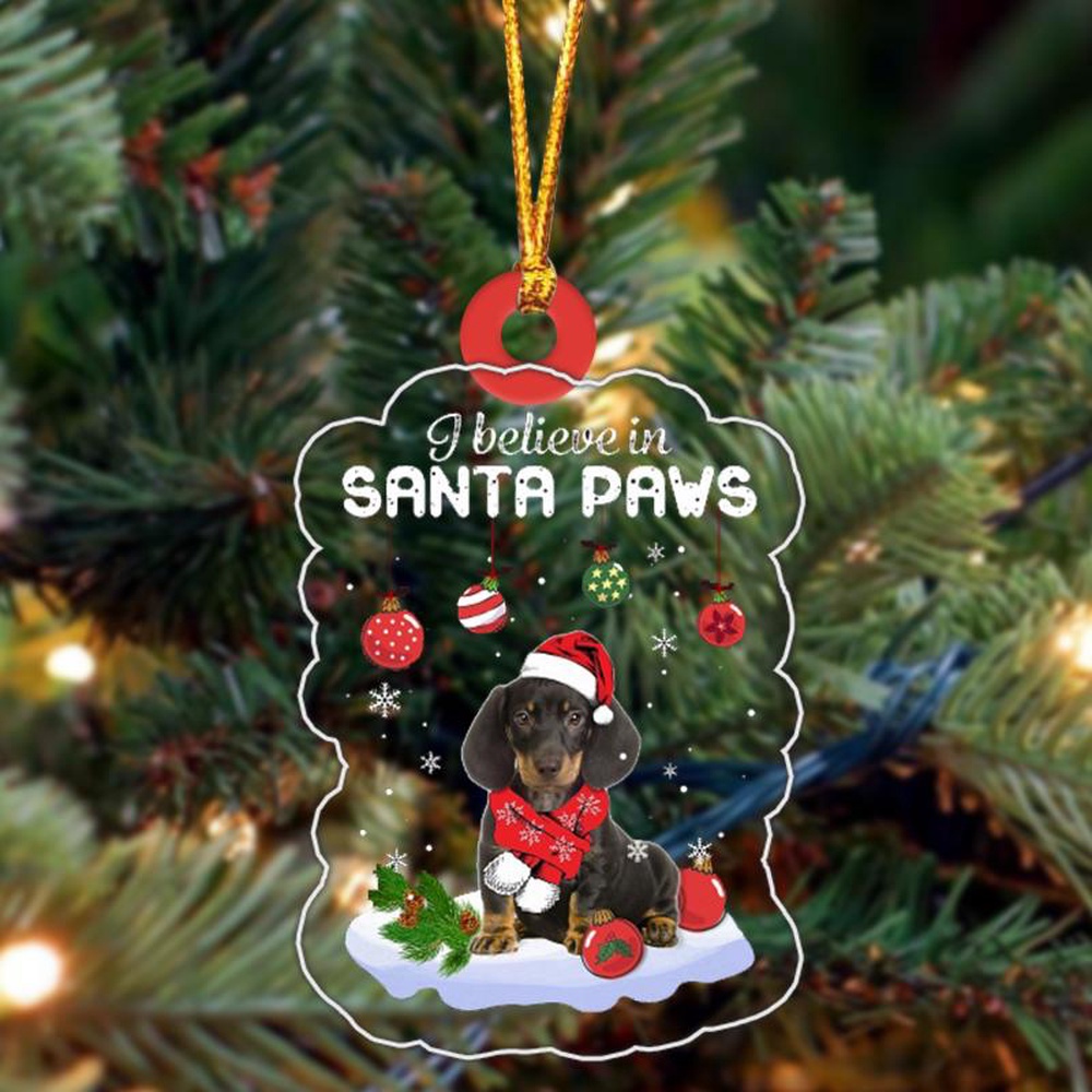 Dachshund Christmas Ornament, Christmas Ornament, Dog Ornament, Xmas Dog Ornaments