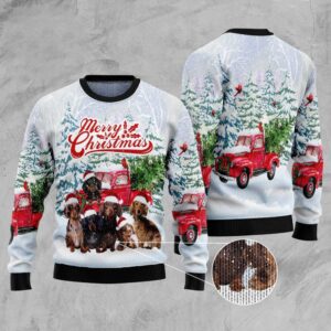 Dachshund Merry Christmas Ugly Christmas Sweater, Christmas&hellip;