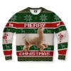 Dachshund Through The Snow Christmas Ugly Sweater, Christmas Sweater, Ugly Sweater, Funny Xmas Sweaters
