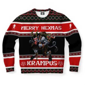 Dark Krampus Hexmas Ugly Christmas Sweater, Christmas&hellip;