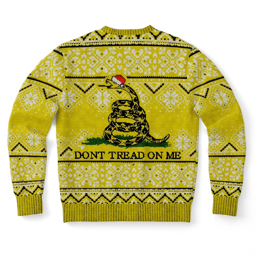 Dont Tread On Me Ugly Christmas Sweater, Christmas Sweater, Ugly Sweater, Funny Xmas Sweaters