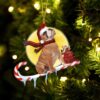 English-Bulldog God Says You Ornament, Christmas Ornament, Dog Ornament, Xmas Dog Ornaments
