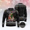 Dreaming Rottweiler Under Snow Ugly Christmas Sweater, Dog Ugly Christmas Sweater, Ugly Dog Sweaters