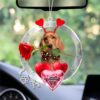 English Cocker Spaniel Happy Valentine’s Day Ornament, Christmas Ornament, Dog Ornament, Xmas Dog Ornaments