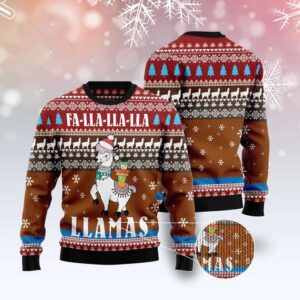 Fa Lla Lla Llamas Ugly Christmas Sweater,&hellip;
