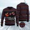Flamingo Christmas Pattern Ugly Christmas Sweater, Christmas Sweater, Ugly Sweater, Funny Xmas Sweaters