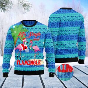 Flamingo Let’S Jingle Ugly Christmas Sweater, Christmas&hellip;