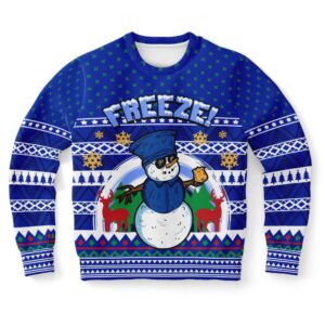 Freeze Snowman Ugly Christmas Sweater, Christmas Sweater,&hellip;