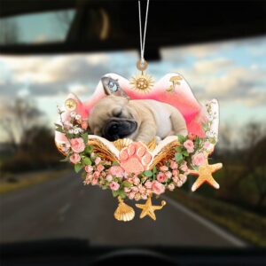 French bulldog Sleeping In The Seashell Ornament,&hellip;