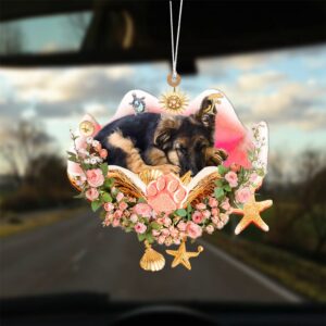 German shepherd Sleeping In The Seashell Ornament,&hellip;