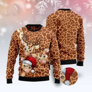 Giraffe Funny Ugly Christmas Sweater, Christmas Sweater,&hellip;