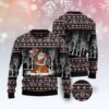 Giraffe Pattern Ugly Christmas Sweater, Christmas Sweater, Ugly Sweater, Funny Xmas Sweaters