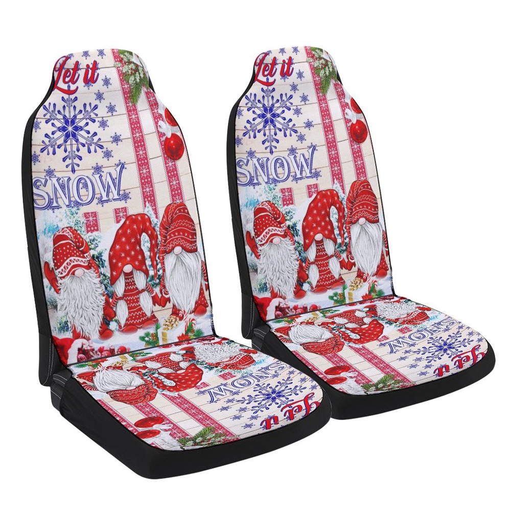 Gnomes Let It Snow Christmas Seat Cover Cars, Christmas Car Seat Cover, Car Seat Cover Gnomes Let It Snow Christmas Seat Cover Cars, Christmas Car Seat Cover, Car Seat Cover