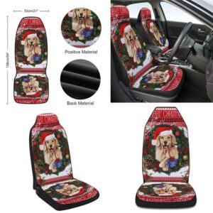 Golden Retriever Christmas Seat Cover Cars Christmas Car Seat Cover Car Seat Cover 2 drweww.jpg