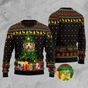 Goldendoodle Pine Ugly Christmas Sweater, Christmas Sweater,&hellip;