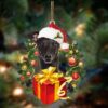 Greyhound With Snowman Christmas Ornament, Christmas Ornament, Dog Ornament, Xmas Dog Ornaments Greyhound With Snowman Christmas Ornament, Christmas Ornament, Dog Ornament, Xmas Dog Ornaments