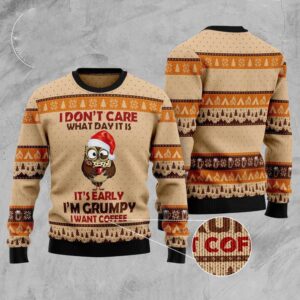 Grumpy Owl Ugly Christmas Sweater, Christmas Sweater,&hellip;