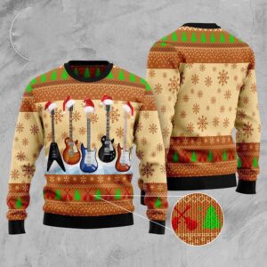 Guitar Xmas Ugly Christmas Sweater, Christmas Sweater,&hellip;
