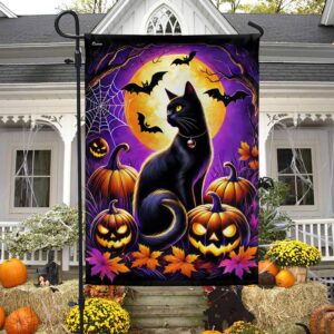 Halloween Black Cat Flag, Halloween Flag, Halloween&hellip;