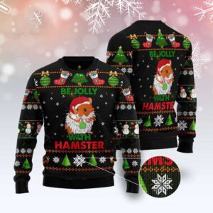 Hamster Be Jolly Ugly Christmas Sweater, Christmas&hellip;