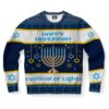 Hanukkah Let’s Get Lit Ugly Christmas Sweater, Christmas Sweater, Ugly Sweater, Funny Xmas Sweaters