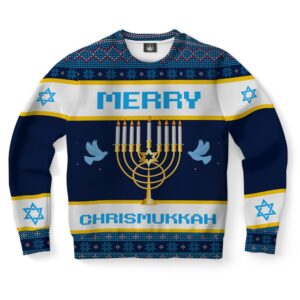 Hanukkah Merry Chrismukkah Ugly Christmas Sweater, Christmas&hellip;