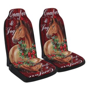 Horse Christmas Comfort And Joy Seat Cover&hellip;