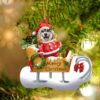 Husky Kissing Booth Christmas Ornament_9536, Christmas Ornament, Dog Ornament, Xmas Dog Ornaments