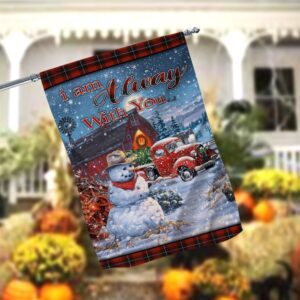 I Am Always With You Garden FlagXmas Garden Flags Outdoor Xmas Flags Christmas Flag Outdoor 2 tr7jjg.jpg