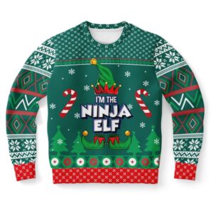 I Am The Ninja Elf Ugly Christmas&hellip;