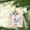 Jack-Russell-Terrier On The Candy Cane Christmas Ornament, Christmas Ornament, Dog Ornament, Xmas Dog Ornaments