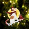 Jack-Russell-Terrier Tree Merry Christmas Ornament, Christmas Ornament, Dog Ornament, Xmas Dog Ornaments