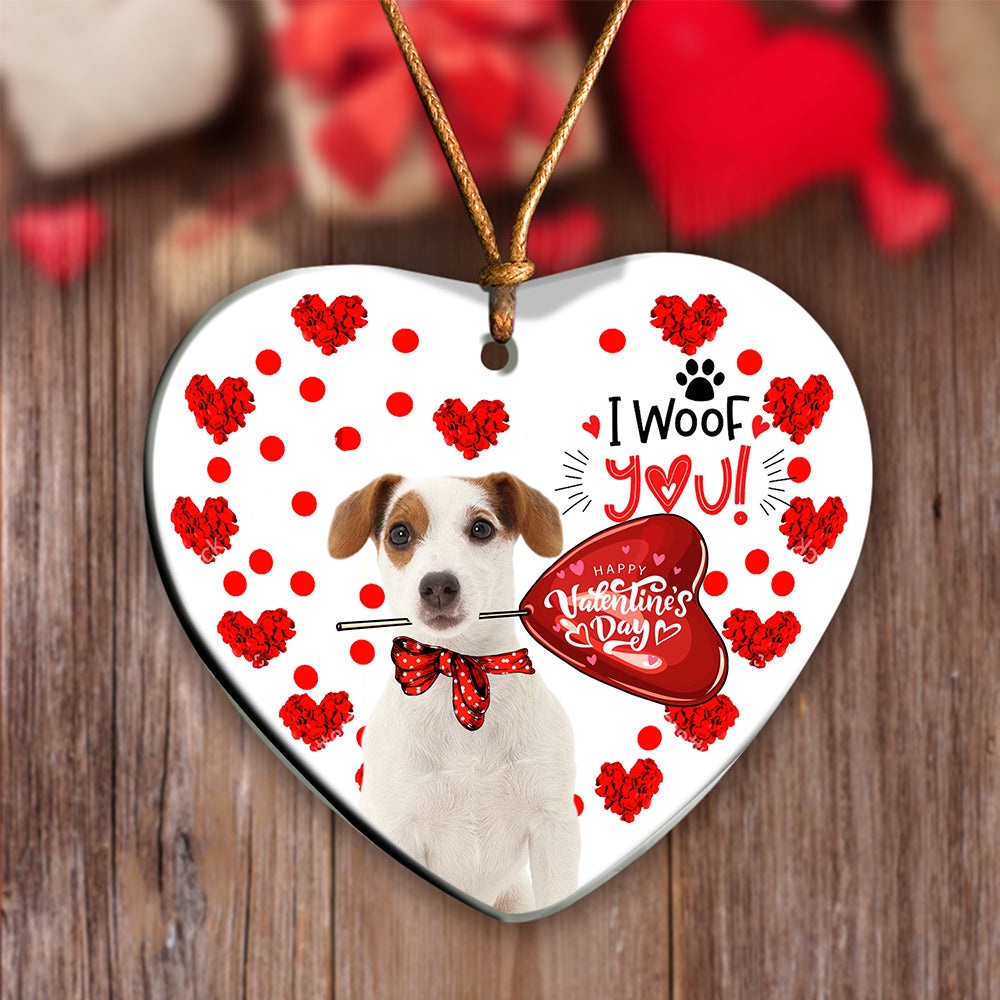 Jack Russell Terrier2 Happy Valentine’s Day Ornament, Christmas Ornament, Dog Ornament, Xmas Dog Ornaments Jack Russell Terrier2 Happy Valentine’s Day Ornament, Christmas Ornament, Dog Ornament, Xmas Dog Ornaments
