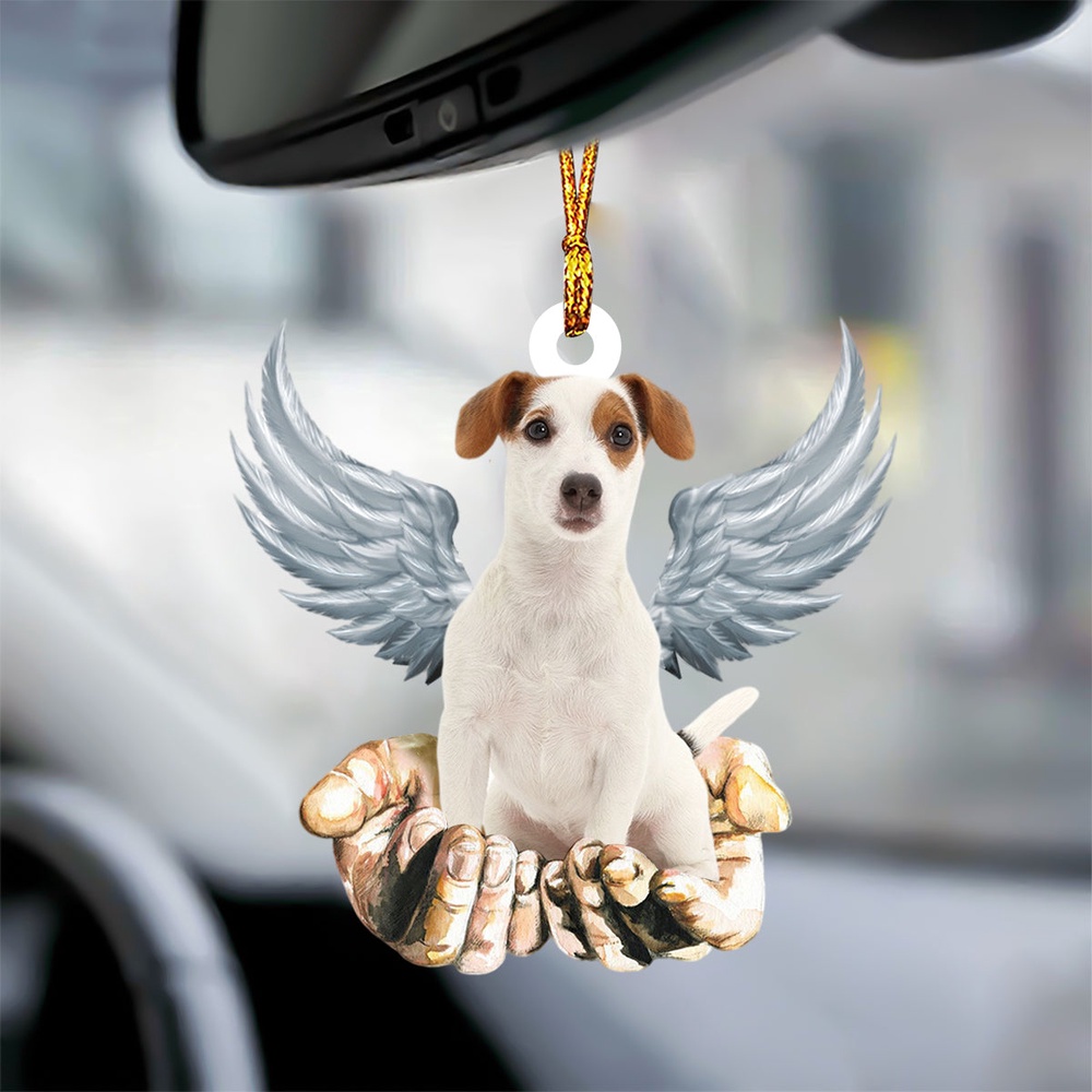 Jack Russell Terrier Angel Dog Memorial Ornament, Christmas Ornament, Dog Ornament, Xmas Dog Ornaments Jack Russell Terrier Angel Dog Memorial Ornament, Christmas Ornament, Dog Ornament, Xmas Dog Ornaments