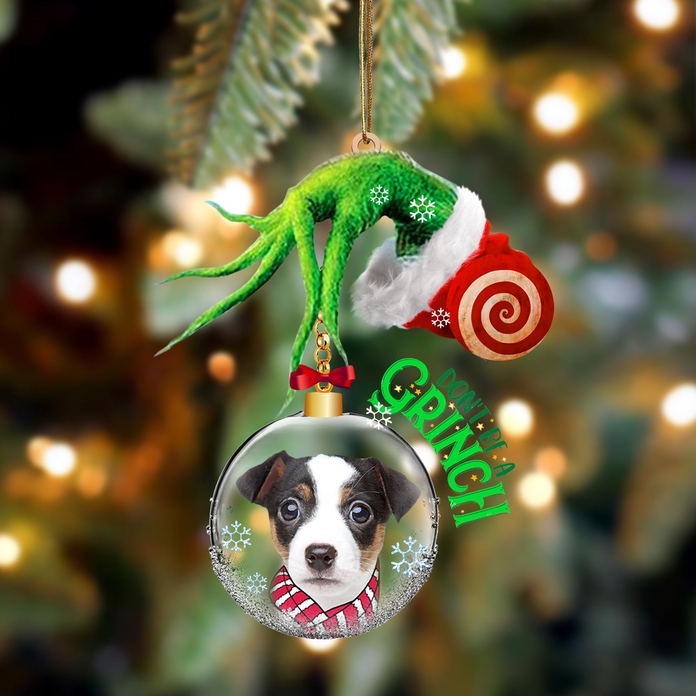 Jack Russell Terrier Don’t Be A Grinch Christmas Ornament, Christmas Ornament, Dog Ornament, Xmas Dog Ornaments Jack Russell Terrier Don’t Be A Grinch Christmas Ornament, Christmas Ornament, Dog Ornament, Xmas Dog Ornaments