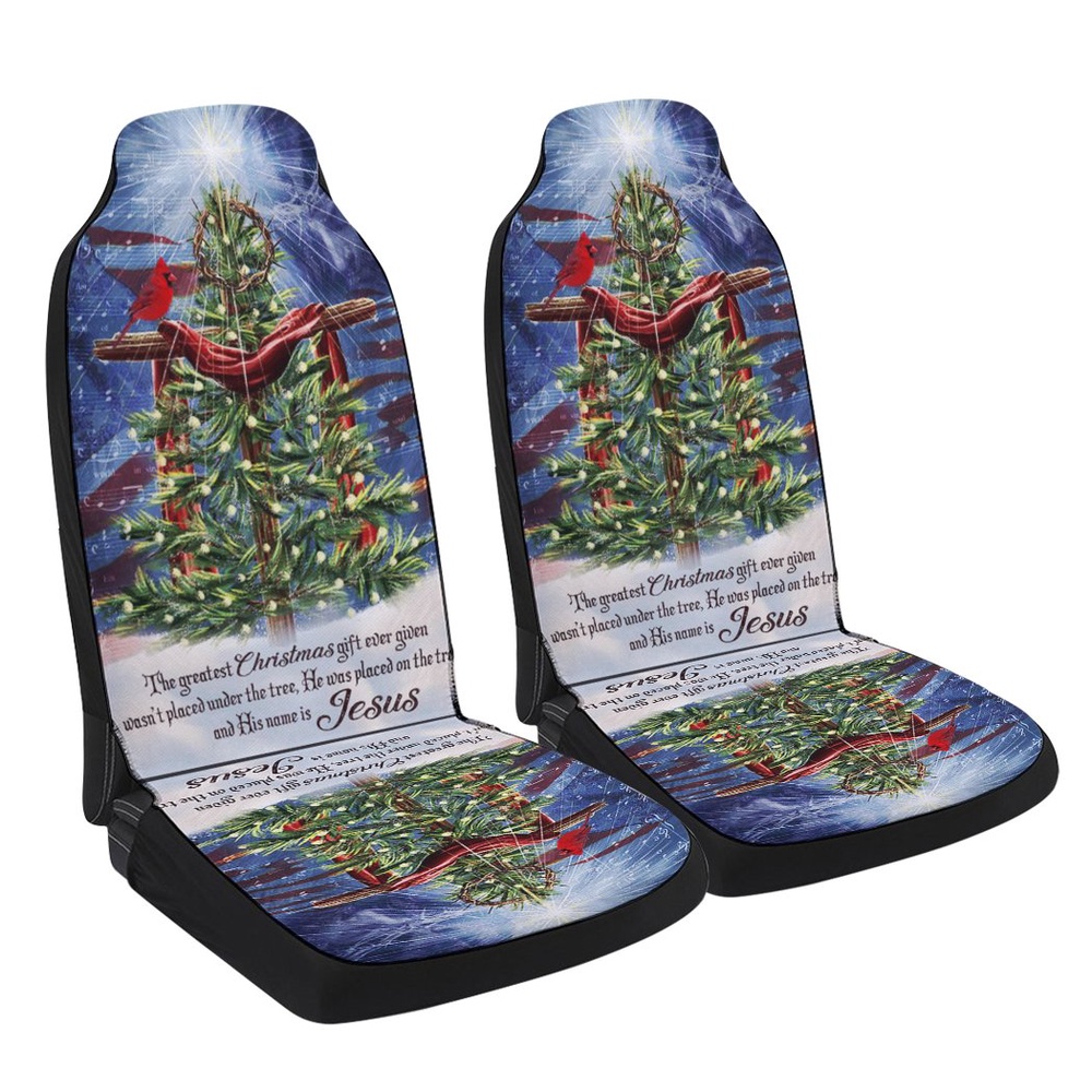 Jesus Christ The Greatest Gift Christmas Seat Cover Cars, Christmas Car Seat Cover, Car Seat Cover
