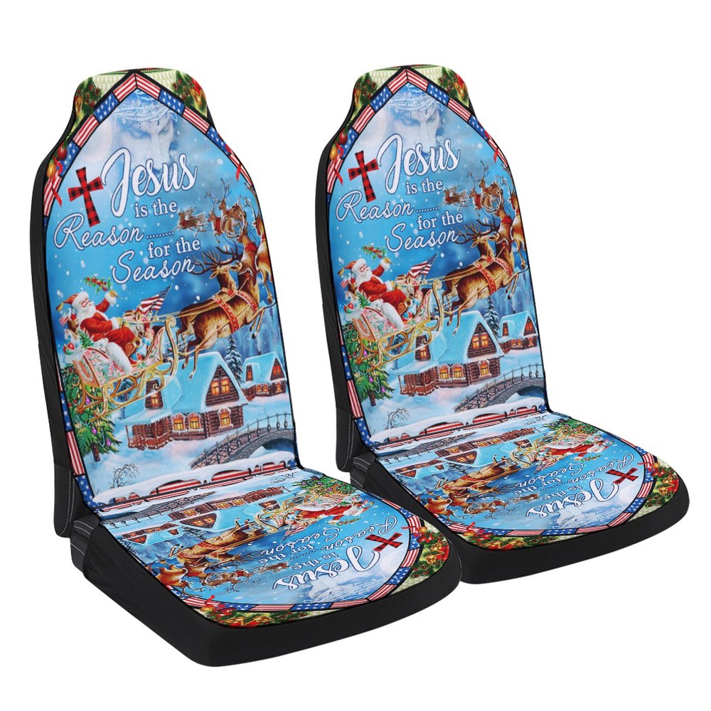 Jesus Is The Reason For The Christmas Season Seat Cover Cars, Christmas Car Seat Cover, Car Seat Cover