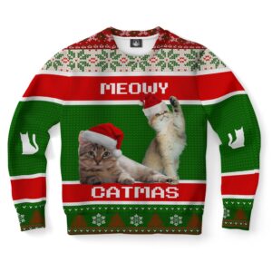 Kitten Ugly Christmas Sweater, Christmas Sweater, Ugly&hellip;