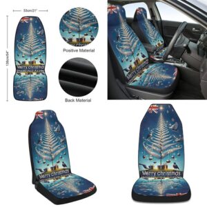 Kiwi Birds Silver Fern Christmas In New Zealand Seat Cover Cars Christmas Car Seat Cover Car Seat Cover 2 obut01.jpg