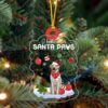 Labrador-Dogs give gifts Hanging Ornament, Christmas Ornament, Dog Ornament, Xmas Dog Ornaments
