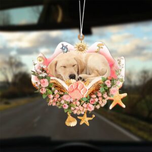 Labrador Retriever Sleeping In The Seashell Ornament,&hellip;