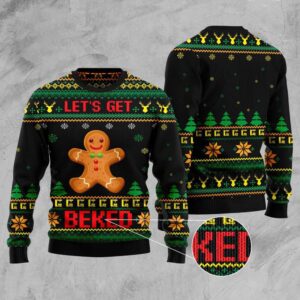 Let’S Get Baked Ugly Christmas Sweater, Christmas&hellip;