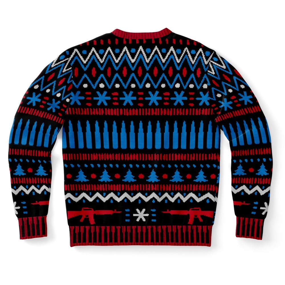 Living in An Ammo Wonderland Ugly Christmas Sweater, Christmas Sweater, Ugly Sweater, Funny Xmas Sweaters